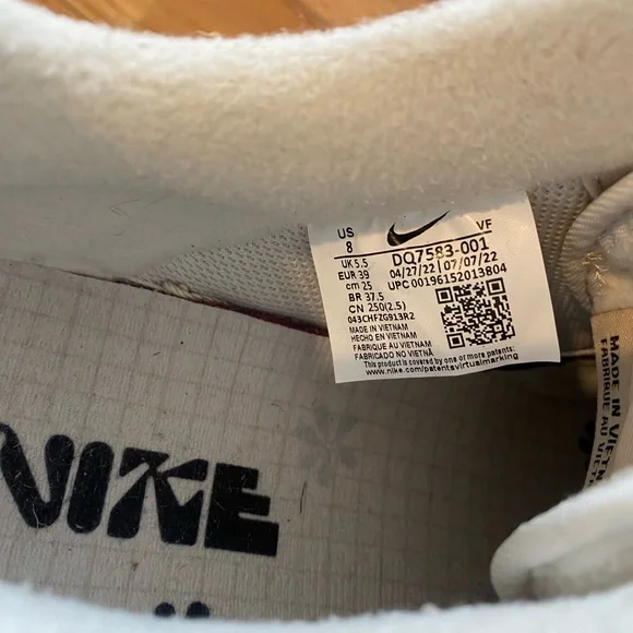 Nike Air Force ones. Women’s size 8 - Picture 5 of 5